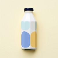 Milk bottle dairy drink refreshment.