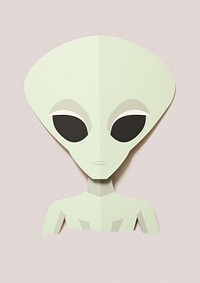 Alien representation technology cartoon.