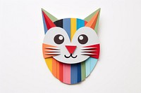 Cat craft paper art.