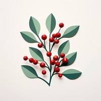 Christmas mistletoe plant leaf lingonberry.