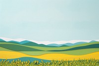 Painting field agriculture backgrounds.