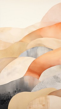 Desert abstract painting nature.