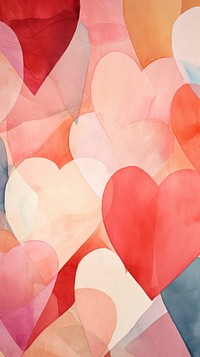 Hearts abstract shape backgrounds.