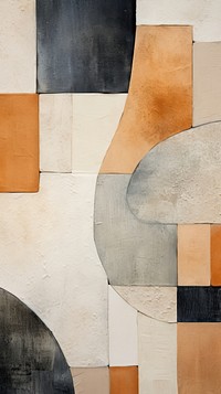 Neutral color architecture abstract painting.