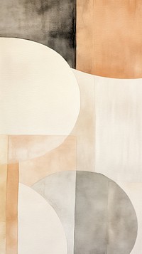 Neutral color abstract painting art.