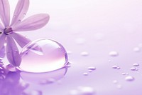Water droplet on lilac flower backgrounds nature.