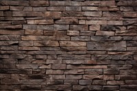 Brown basalt wall architecture texture.