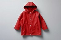 Kids red raincoat