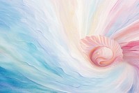 Sea shell under the ocean backgrounds abstract painting.
