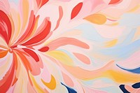Spring flower backgrounds abstract painting.