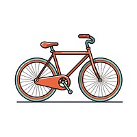 Bicycle vehicle drawing wheel.