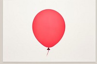 Balloon red anniversary celebration.