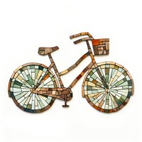 Bicycle vehicle shape art.