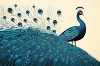 Peacock animal bird creativity.