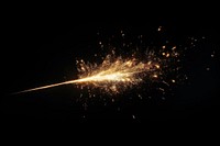 Meteor light fireworks sparks.