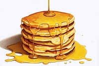 Pancakes stack food breakfast pannekoek.