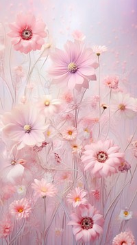 Pastel pink flower pattern petal.