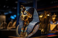 Pharaoh gold blue representation.