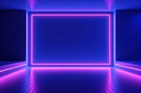 Neon empty room light backgrounds purple.