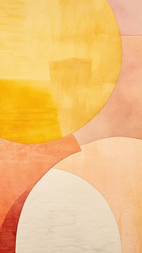 Sun abstract painting palette.