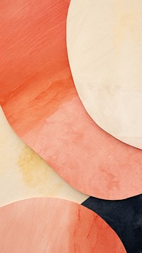 Peach abstract painting palette.