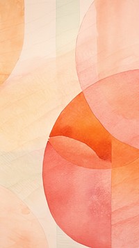 Peach abstract shape petal.