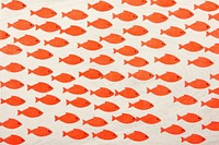 Silkscreen goldfish pattern backgrounds texture red.