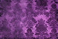 Purple damask pattern backgrounds textured abstract.