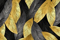 Silkscreen gold leave pattern backgrounds textured abstract.