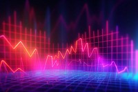 Retrowave heartbeat backgrounds abstract light.