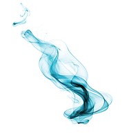 Abstract smoke of water drop blue aqua white background.