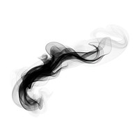 Abstract smoke of cloud black white white background.