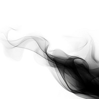 Abstract smoke of basil backgrounds black white.