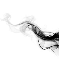 Abstract smoke of pine backgrounds black white.
