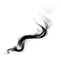 Abstract smoke of pine black white white background.