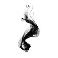Abstract smoke of water drop black white background creativity.