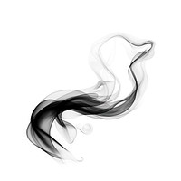 Abstract smoke of twisting black white white background.