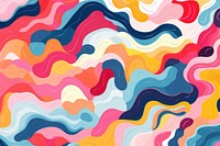 Colorful pattern graphics art.