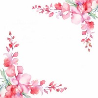 Snapdragon border watercolor backgrounds pattern flower.