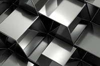 Silver chrome Geometric shape backgrounds pattern silver.