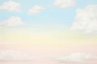 Painting of sky border backgrounds outdoors horizon.