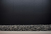 Black and gravel wall architecture backgrounds.