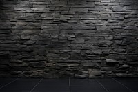Black stone wall architecture backgrounds.