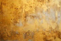 Gold grunge wall architecture backgrounds deterioration.