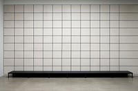 Grids wall architecture tile.