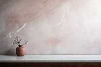 Marble pink wall architecture plant.