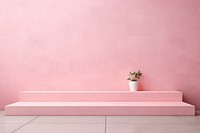 Pink wall architecture simplicity.