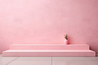 Pink wall architecture simplicity.