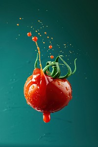 Photo of tomato ketchup green food vegetable.