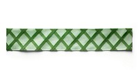 Argyle pattern adhesive strip green white background accessories.